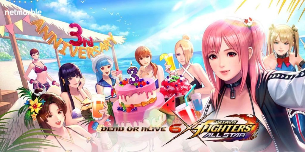 King of Fighters Allstar is going through Dead or Alive 6 this month